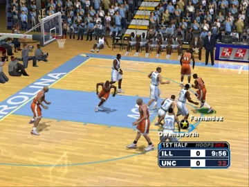 College Hoops 2K6 screen shot game playing